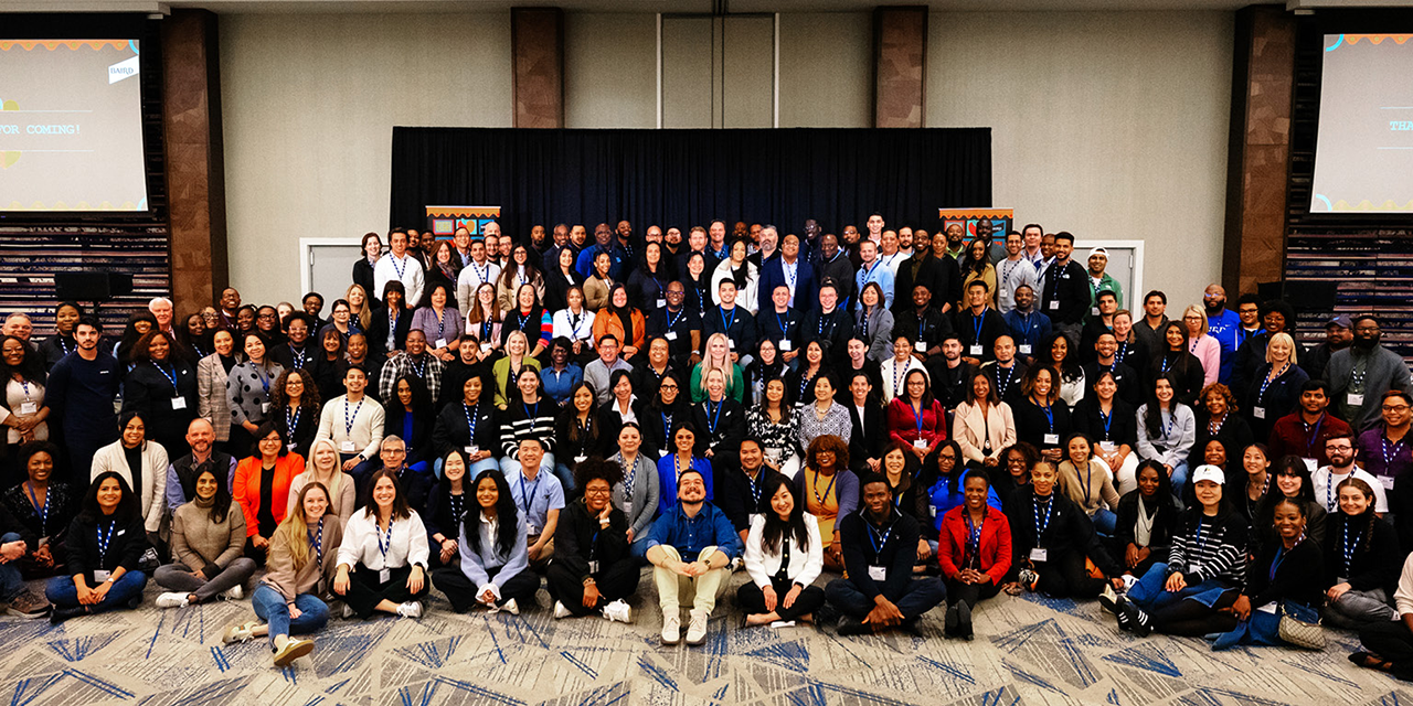 Group photo of the attendees at the Baird Multicultural Conference