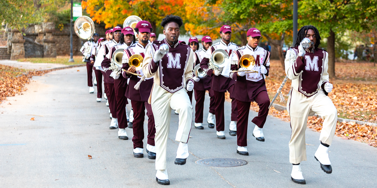 Atlanta’s Morehouse College marching band.