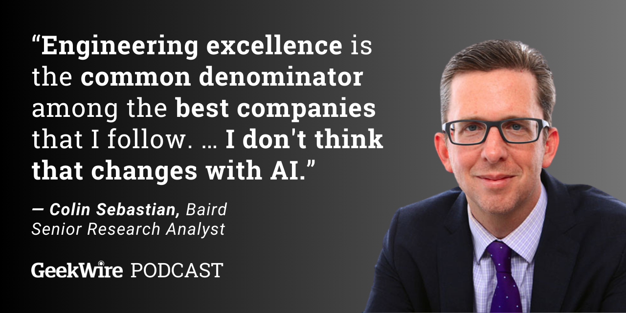 Colin Sebastian quote on GeekWire