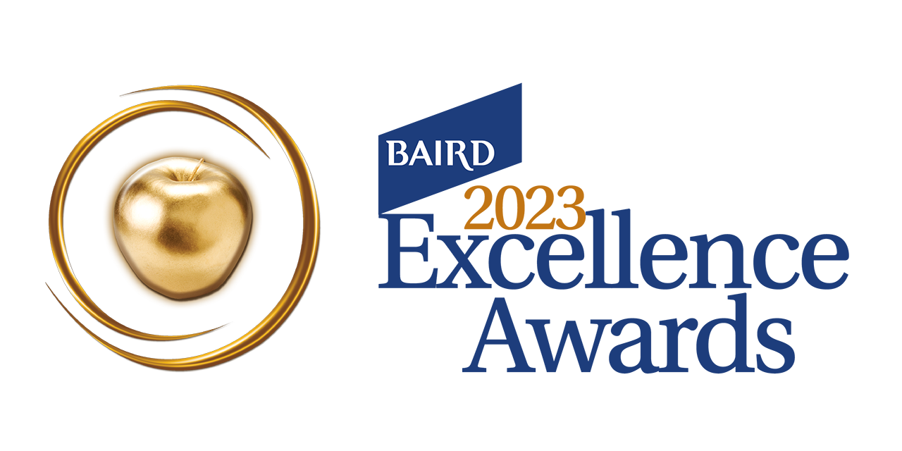 Baird 2023 Excellence Awards logo