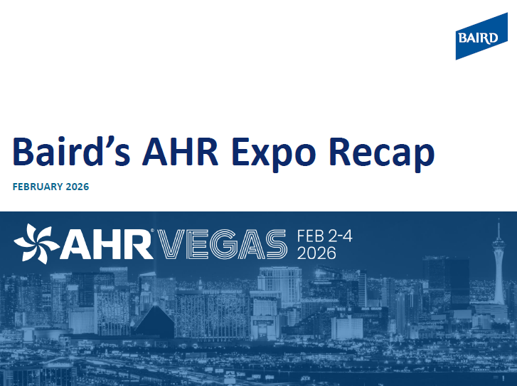 Baird's AHR Expo 2026 Recap
