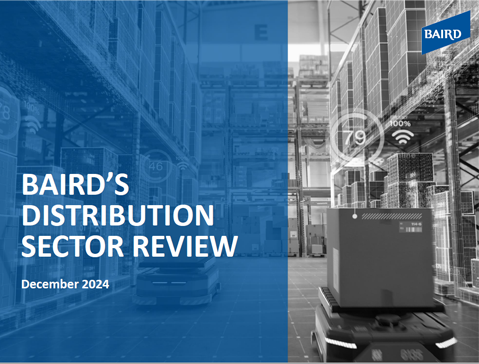 Baird's Distribution Sector Review report cover.